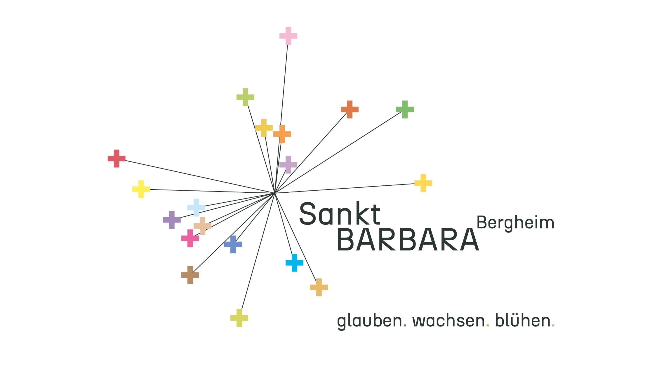 LOGO St. Barbara mit Claim bunt