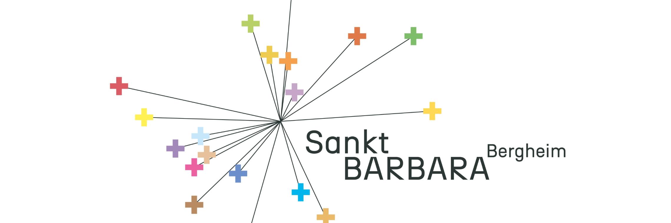 LOGO St. Barbara mit Claim bunt