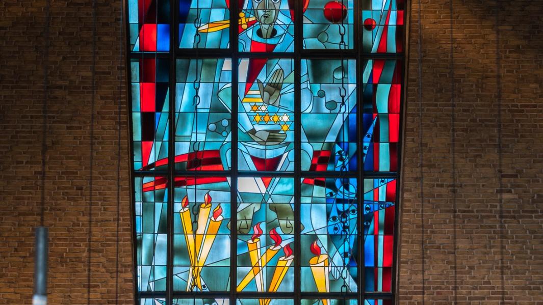 Alterfenster in St. Hubertus Kenten