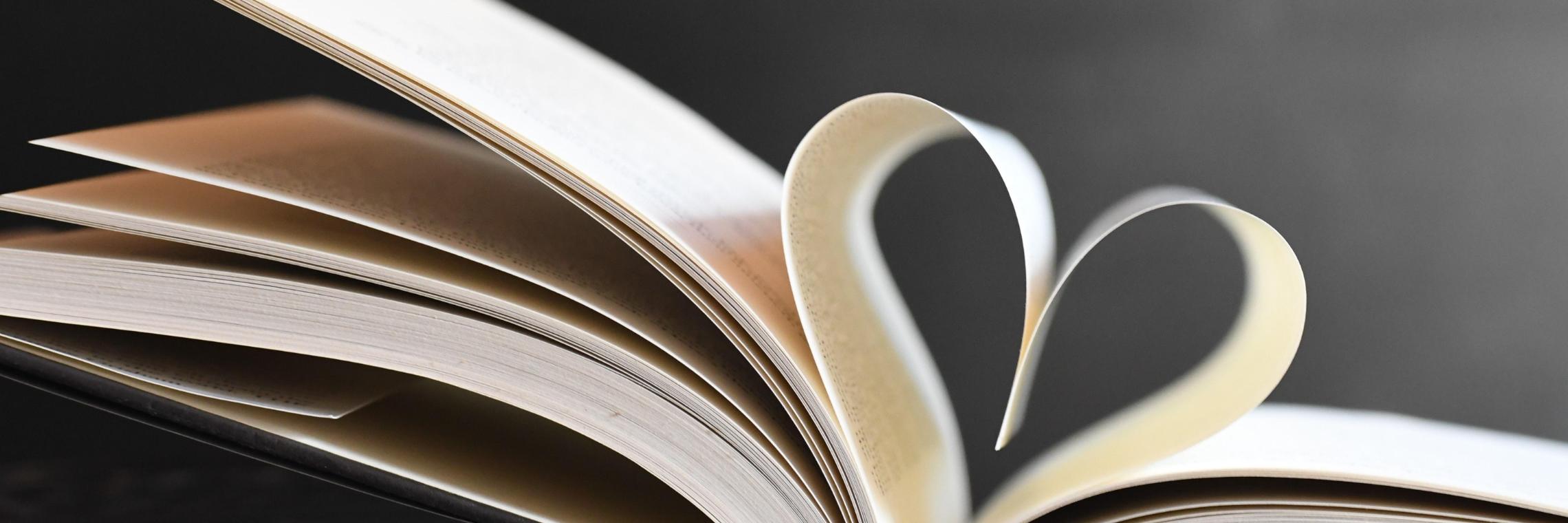 buch mit herz
