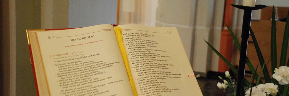 Messbuch, Evangelium